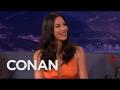 When Olivia Munn Met Aaron Rodgers - CONAN When Olivia Munn Met Aaron Rodgers - CONAN