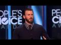 The People's Choice for Favorite Action Movie Actor is Chris Evans The People's Choice for Favorite Action Movie Actor is Chris Evans